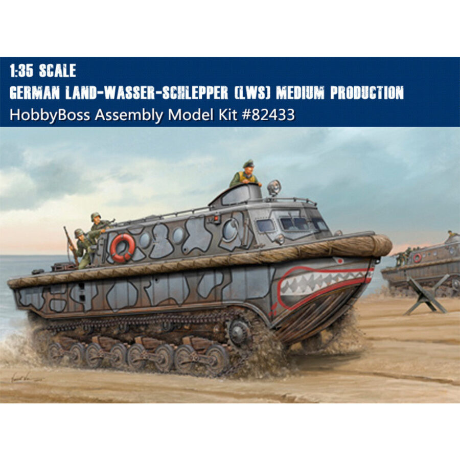HobbyBoss 82433 1/35 Scale German Land-Wasser-Schlepper (LWS) Medium Production Plastic Assembly Model