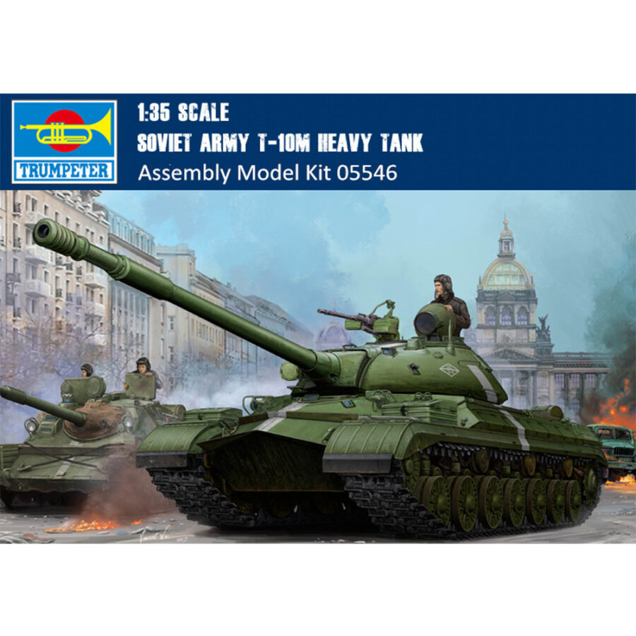 Trumpeter 05546 1/35 Scale Soviet T-10M Heavy Tank Plastic Military Assembly Model Building Kits