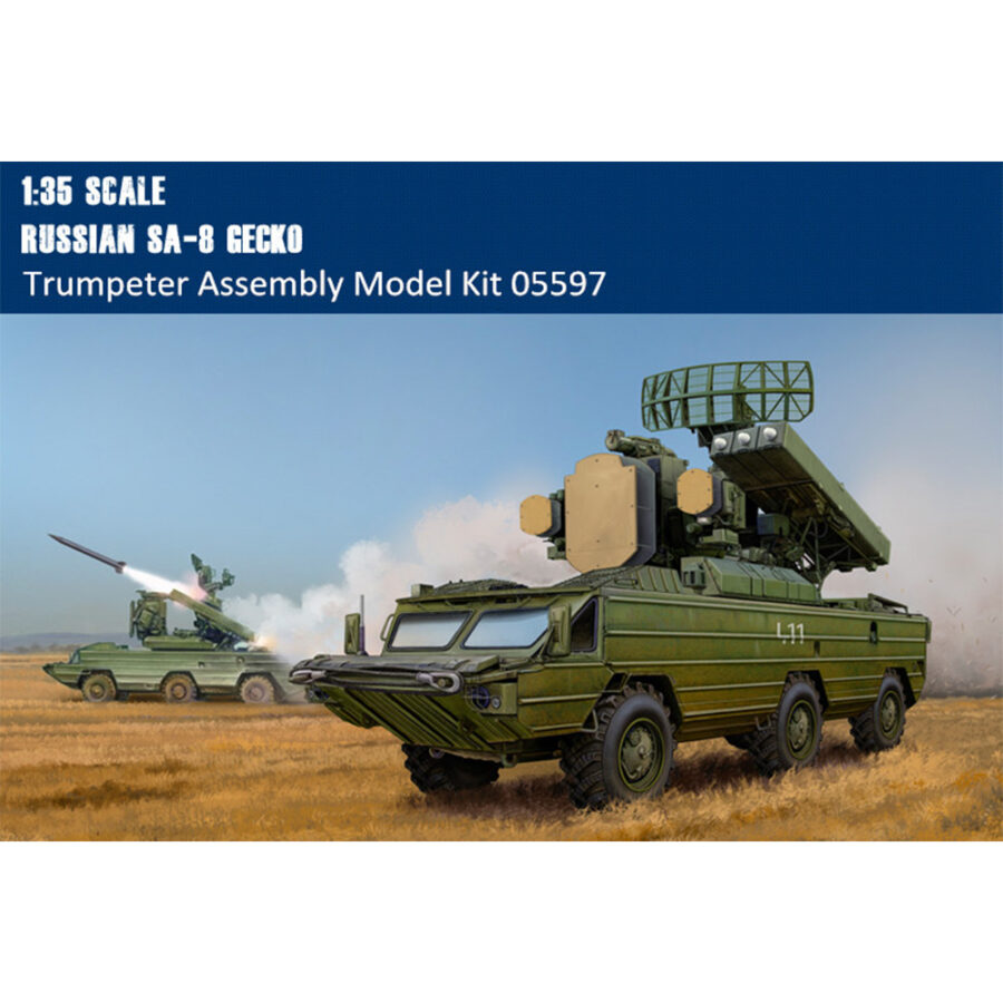 Trumpeter 05597 1/35 Scale Russian SA-8 GECKO Military Plastic Assembly Model Kit