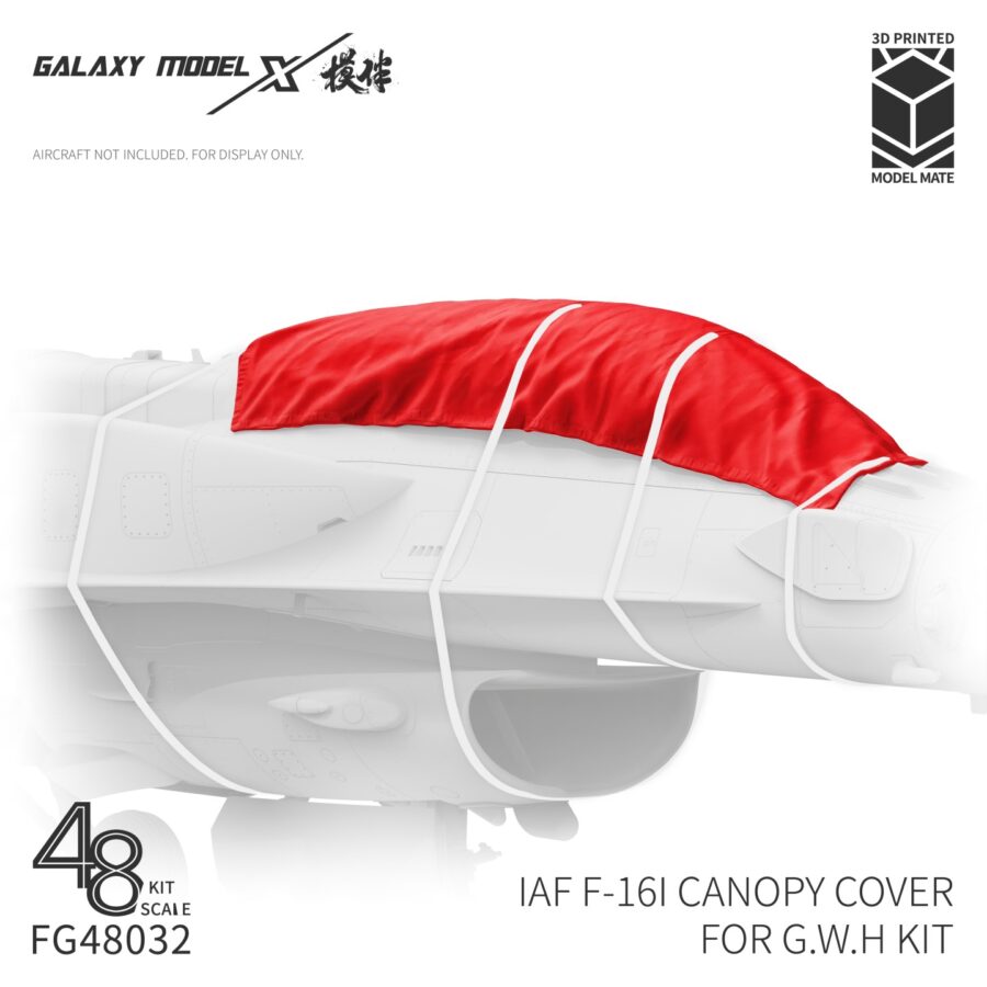 Galaxy 1/48 Scale IAF F-16I Canopy/Pitot Resin Upgrade Kit for G.W.H Aircraft Model Unpainted